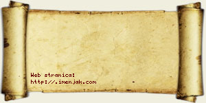 Danica Biorac vizit kartica